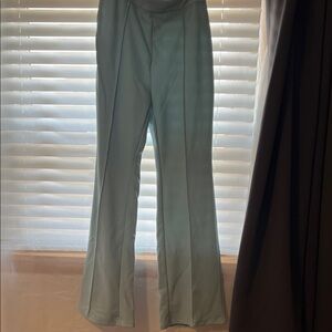SHEIN Women's Light Blue Wide Leg Pants